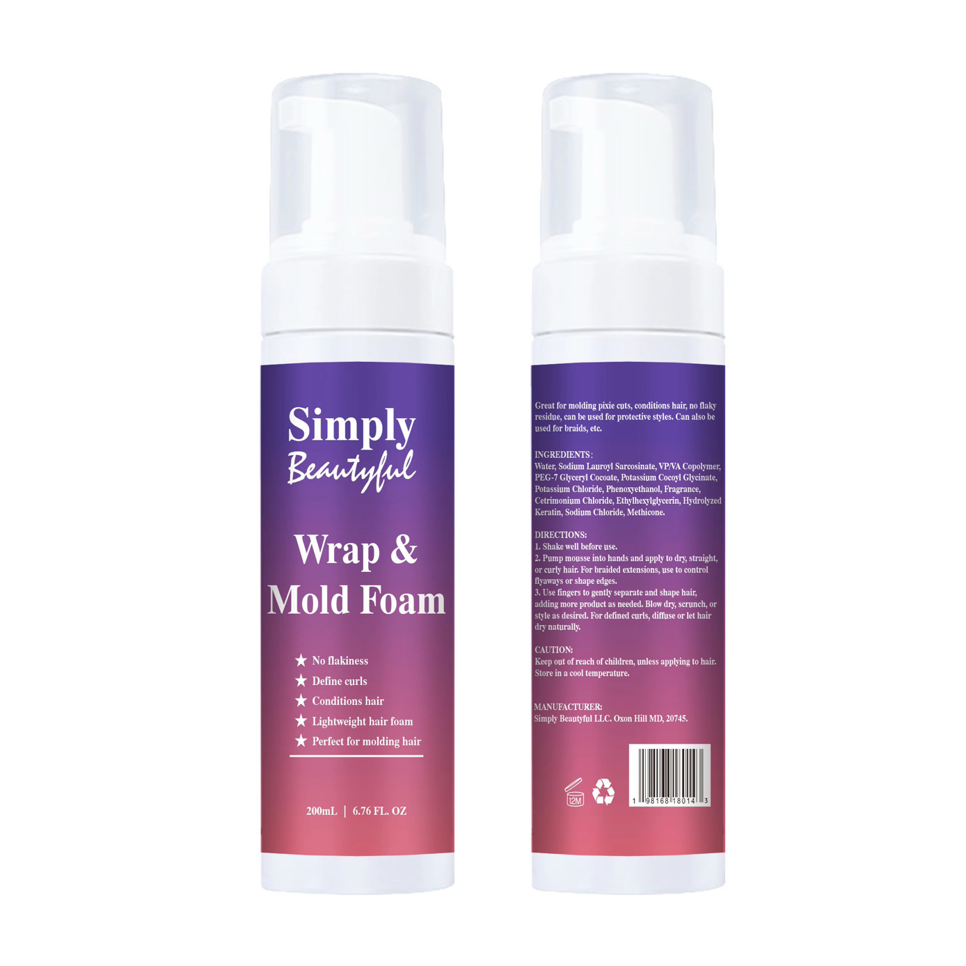 Simply Beautyful Wrap & Mold Foam